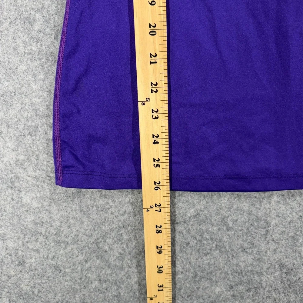 Nike Pro Livestrong Womens Purple V-Neck Short Sleeve Athletic T-Shirt Small